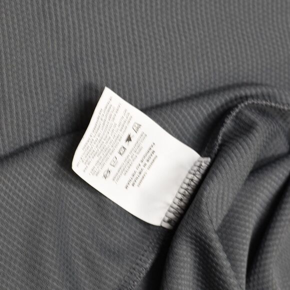 Nike Dri Fit Men's 1/4 Zip Pullover Sweatshirt Polyester Gray Size 2XL Swoosh - Picture 8 of 8